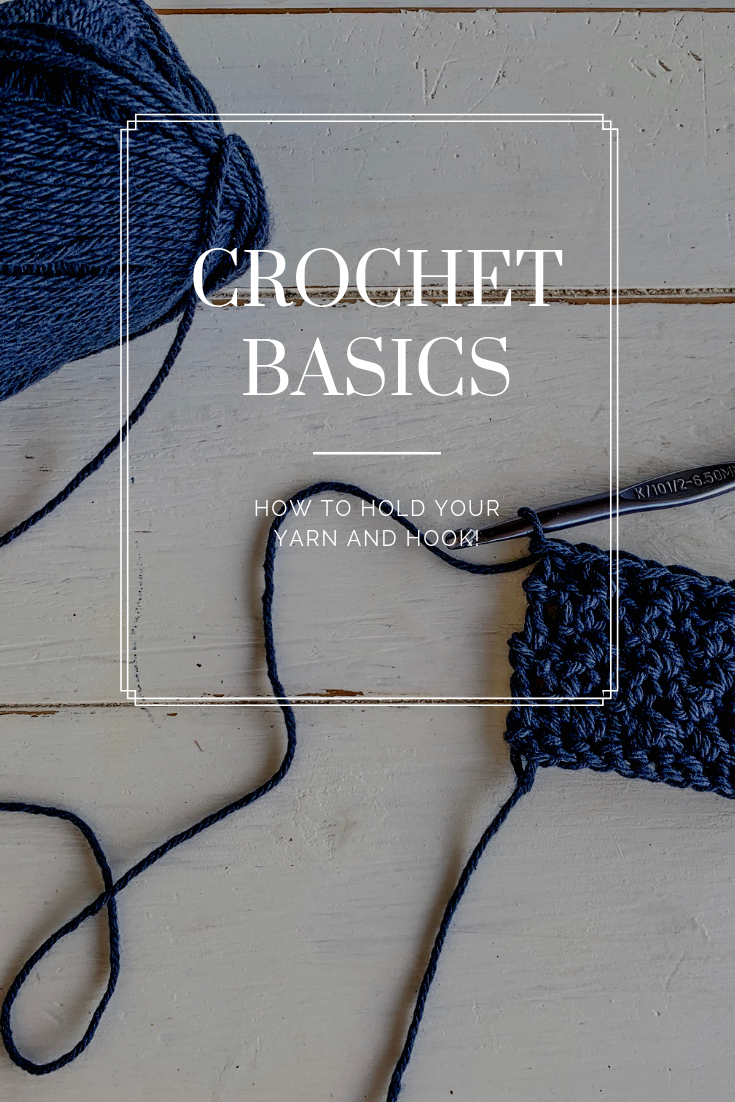 A Beginners Guide To Crocheting: How To Hold Your Yarn & Hook.