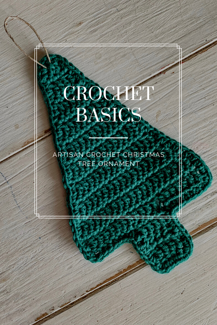 Artisan Crochet Christmas Tree Ornament